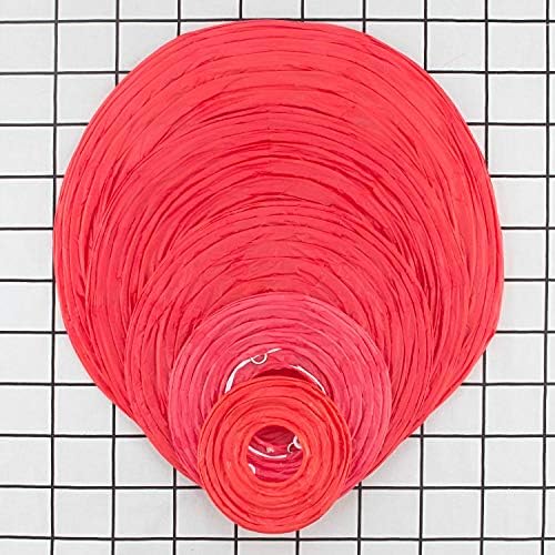30 Pack Red Paper Lanterns 4" 6" 8" 10" 12" Assorted Sizes, CBTONE Red Hanging Round Lanterns Decorative Chinese Paper Lanterns for Birthday Wedding Baby Shower Festival Christmas Party Decoration - Image 5