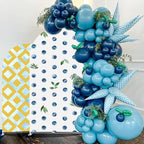 Blueberry Arch Backdrop Cover for Birthday Baby Shower Wedding Party Decoration,Elastic Fabric Background (Width=48"(120cm),Height=85"(210cm),GUS-Arch-GX-900) - Image 4