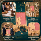 Wedding Guest Book Alternative, Arabian Nights Genie Lamp Drop Box, Custom - Image 5