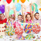 Sweetude 36 Pcs Candy Donut Bag for Party Favor Candyland Bags, Lollipop - Image 5