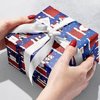 Jillson Roberts Christmas Gift Wrap, Here Comes Santa (6 Jumbo Rolls 10 feet x 30 inches) - Image 2
