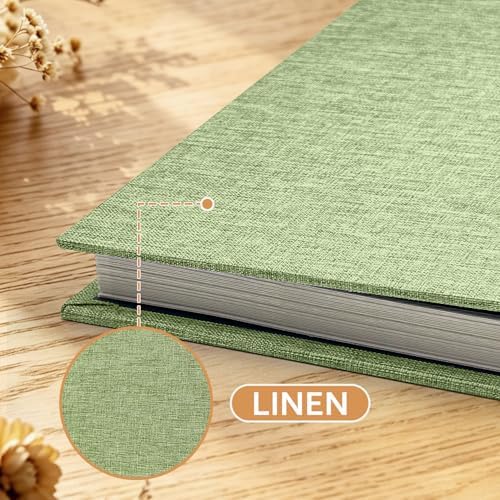 Large Photo Album Self Adhesive Scrapbook Album for 4x6 5x7 8x10 Pictures DIY Photo Book for Wedding, Anniversary, Christmas, Baby Shower, Ideal for Preserving Precious Moments - Image 4