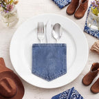 Mifoci Pcs Blue Jean Baby Shower Decorations Blue Jean Baby Napkins, 50 by Mifoci