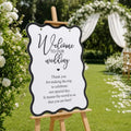 Yousoontic 24" x 18" Acrylic Wedding Welcome Sign Display Outdoor Indoor by Yousoontic