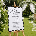 Yousoontic 24" x 18" Acrylic Wedding Welcome Sign Display Outdoor Indoor by Yousoontic