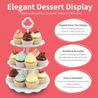 12 Pack Cupcake Stand Dessert Display Tower Serving Tray for Parties - Image 4