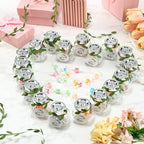 50 Pcs 1.5 oz Mini Glass Jars with Lids Small Honey Candy Jar - Image 3