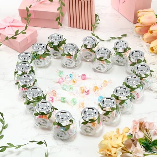 50 Pcs 1.5 oz Mini Glass Jars with Lids Small Honey Candy Jar - Image 3