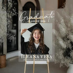 Personalized Graduation Lawn Sign with Photo, Custom Graduation Class of 2026 Picture Display for Outdoor Yard Decor, Clear or Frosted Acrylic Option, Waterproof Sign for Party Setup - Image 3