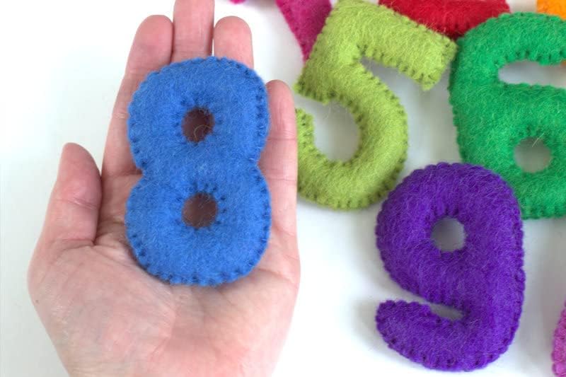 Counting Set- Monthly Milestone 3” Numbers- Rainbow - Image 3