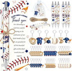 145 Pieces Baseball Baby Shower Favors for Guest Little Slugger is on Way Ballpoint Pens Keychains Gifts for Boys Bulk Retractable Baby Shower Pens Gender Reveal Thank You Cards Souvenir Party Favors by EYNDYN