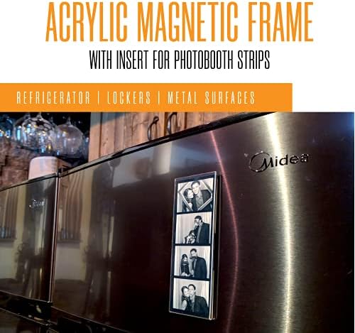 2x6 Acrylic Magnetic Photo Strip Frames - Clear, 200 Pack - Image 5