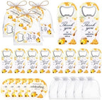 50Pcs Bee Baby Shower Bottle Opener Favors for Guests Cute Magnetic Handheld Bottle Openers with Organza Bags and Thank You Cards, for Gender Reveal Theme Party Decorations Rerurn Gift Souvenirs（Bee） by wxfdac