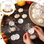 Leelosp 40 Sets Pumpkin Soaps Fall Baby Shower Favors with Cards Gift Bags - Image 6