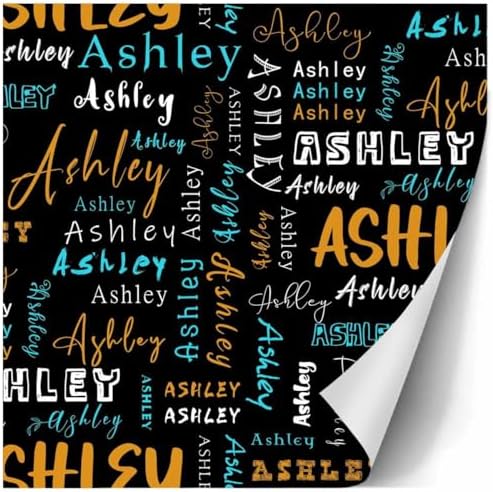 AOFUN Custom Gift Wrapping Paper Personalized Christmas Gift Custom Name Wrapping Paper Wrapping Paper For Men Wrapping Papper Custom Gift Wrapping Paper 3 Rolls 58" x 23" - Image 3