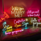 Custom Neon Signs,Personalized LED Neon Light for Home Decor Wedding Birthday Game Room Bar Logo Wall Decor - Image 5