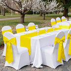 MDS® Pack of 300 Satin Chair Sashes for Wedding & Events – Yellow - Image 6