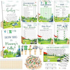Funnymoom 426 Pcs Golf Baby Shower Games, 8 Activities Bingo Cards by Funnymoom