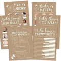Baby Shower Games Card for 25 Guests Fun Babyshower Game for Girls & Boys by HadleyDesigns