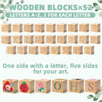 wookidel 118PCS Baby Shower Games Kit, Baby Blocks for Baby Shower - Image 3