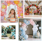 Balloon Arch Kit Stand with Base, 9Ft & 5.6Ft High Free Bending Half Arch Stand for Baby Shower Yard Decorations Wedding Birthday Party (No Balloons) - Image 7
