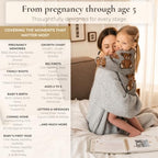 Baby Memory Book from Pregnancy to Age 5, Baby Book Keepsake, Neutral Toast - Image 6