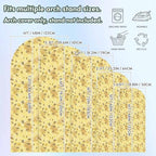 Yellow Summer Arch Backdrop Cover 6.6 ft Modern Bees Honeycomb 2 Sided Wedding Arch Covers Stretchy Backdrop Round Top for Birthday, Party, Baby Shower Decorations - Image 6