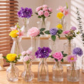36 Pcs Artificial Flowers Table Centerpiece, Elegant Grace, Clear by Ferrochef