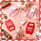 Domensi 50 Set She's Ready to Pop Bottle Openers, Baby Shower Favors for Guests, Retro Soda Bottle Opener Return Gifts with Organza Bags and Thank You Tags for Baby Shower Decorations - Image 4
