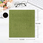 potricher Photo Album 4x6 Photos, 1000 Pockets, Linen Cover, Green - Image 2