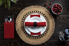 100 Linen-Feel Colored Paper Napkins - Decorative Cloth-Like Burgundy Dinner Napkins - Soft And Absorbent. For Kitchen, Party, Wedding, Bathroom Or Any Occasion. (Pack of 100) - Image 4