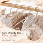 Wooden Baby Shower Crate Closet with Hanger and Rack - Image 4