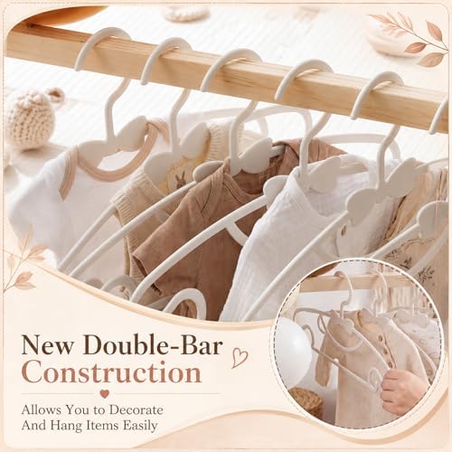 Wooden Baby Shower Crate Closet with Hanger and Rack - Image 4
