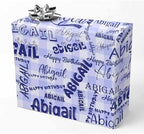 AOFUN Personalized Gift Wrapping Paper Holiday Gift For Couples Custom Gift Tissue Paper Roll Birthday Wrapping Christmas Gift Wrapping 3 Rolls 58" x 23" by Unknown