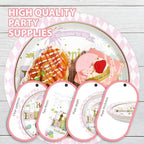 Grencian 96Pcs Princess Castle Baby Shower Party Decorations, Serves 24 - Image 6