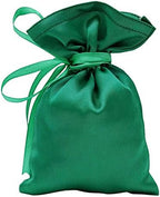 Darling Souvenir 50 Satin Drawstring Gift Pouch Small Wedding Party Favors Bag - 8" x 10" inches Baby Shower Thank You Pouches- Emerald Green by DarlingSouvenirMADEWITHLOVE