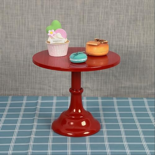 3Pcs Metal Cake Stand Set 8/10/12 Inch Red Dessert Display Stand - Image 4