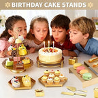 12 PCS Gold Cake Stand Set, Dessert Table Display Set - Image 6
