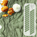 25 Pack Sage Green Cheesecloth Table Runner 17 x 108 Inch Gauze Table Runner Fabric Semi Sheer Cheese Cloth Table Runner Bulk for Rustic Romantic Wedding Baby Shower Table Decoration by Unknown