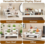 IBUYKE Wood Cupcake Display Stand,Set of 3,White TLJ019W - Image 4