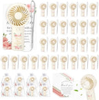 36Pcs Mini Handheld Fans for Wedding Bridal Baby Shower Guests by Winocbxt