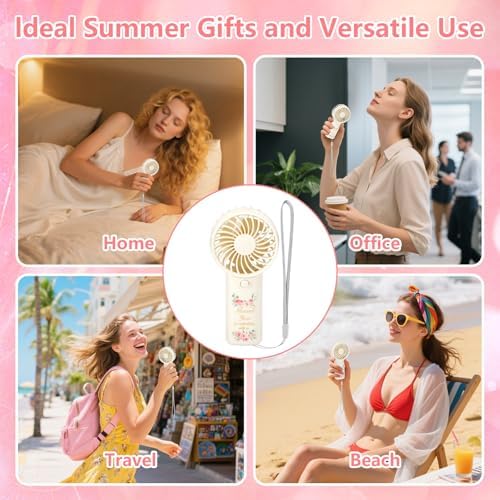 60Pcs Mini Handheld Fans for Wedding Bridal Baby Shower Guests - Image 6