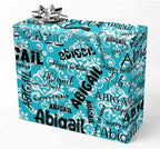 AOFUN Wrapping Paper For Boys Fashion Birthday Gift Birthday Wrapping Paper For Men With Name/Date Funny Gift For Friend Mens Wrapping Paper Multi Color 5 Rolls 58" x 23" by Unknown