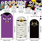 Moukeren 3 Pcs Halloween Black Cat Arch Backdrop Cover, 4ft 5ft 6ft Decor - Image 2