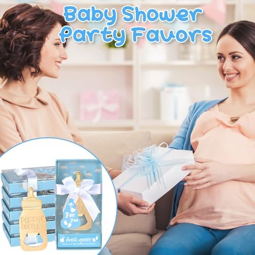 24 Packs Poppin Bottle Openers for Baby Shower Favors,Gifts,Decorations and Souvenirs (Blue, 24) - Image 4