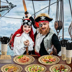 400 Pcs Disposable Pirate Tableware Set for 50 Guests - Image 3