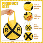 Tranqun 36 Pcs Train Party Favor Bags with Handle Non Woven - Image 2