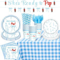178 Pcs Shes Ready to Pop Baby Shower Decorations Retro Soda Party Decor by Unknown