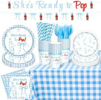 178 Pcs Shes Ready to Pop Baby Shower Decorations Retro Soda Party Decor by Unknown