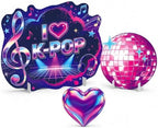 3 Pcs Large Kpop Birthday Party Decorations, Kpop Cutout Decor - Image 2